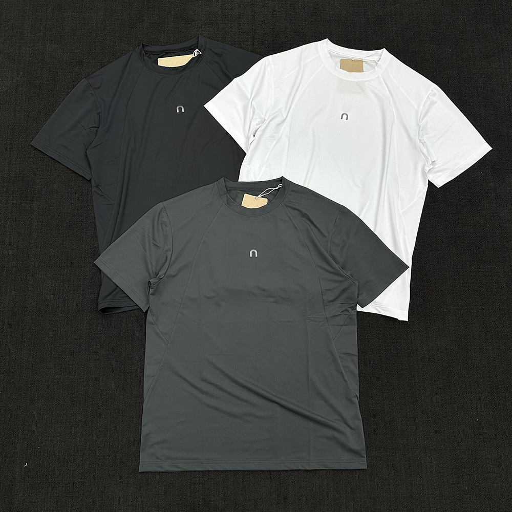 10A designer T-shirt pure cotton TREK series quick drying breathable short sleeved outdoor lightweight sports running elastic couple T-shirt