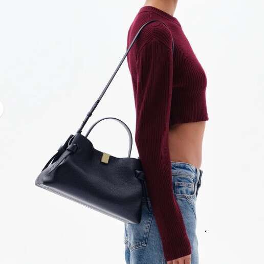 New Yuzefi Style Gyoza Bag Women Textured Leather Shoulder Crossbody Bag Commute Tote Handbag Luxury Niche Daily Fashion SENYY
