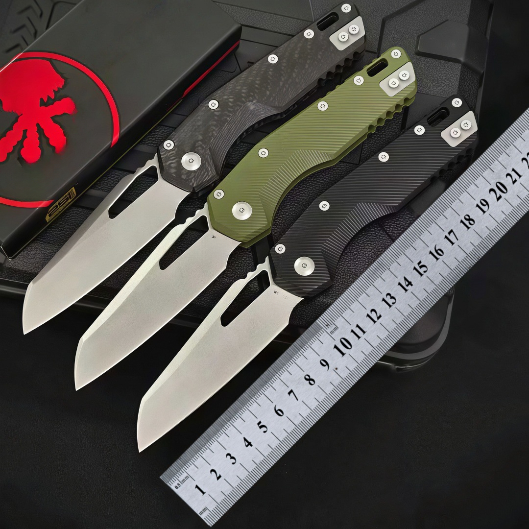 M390MK Steel Daily Carry Folding Knife G10 Handle, Outdoor Camping Wilderness Survival EDC Tactical Hunting Knife Men's Gift