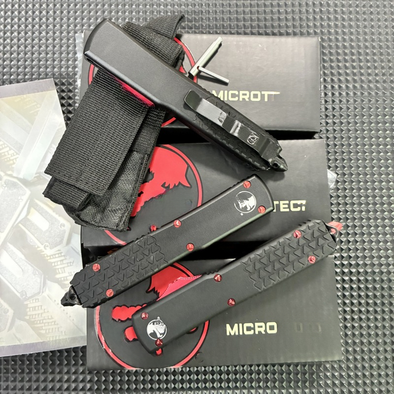 Pocket Knife UT Aluminium Alloy Carbon Fiber Handle OTF EDC Outdoor Hunting Camping Multi-function Tools