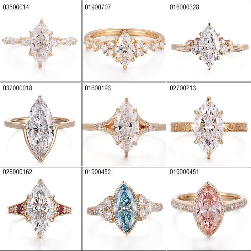Hot Fashion Style Jewelry Moissanite Hip Hop Solid Silver Vvs Moissanite Silver S925 Ring