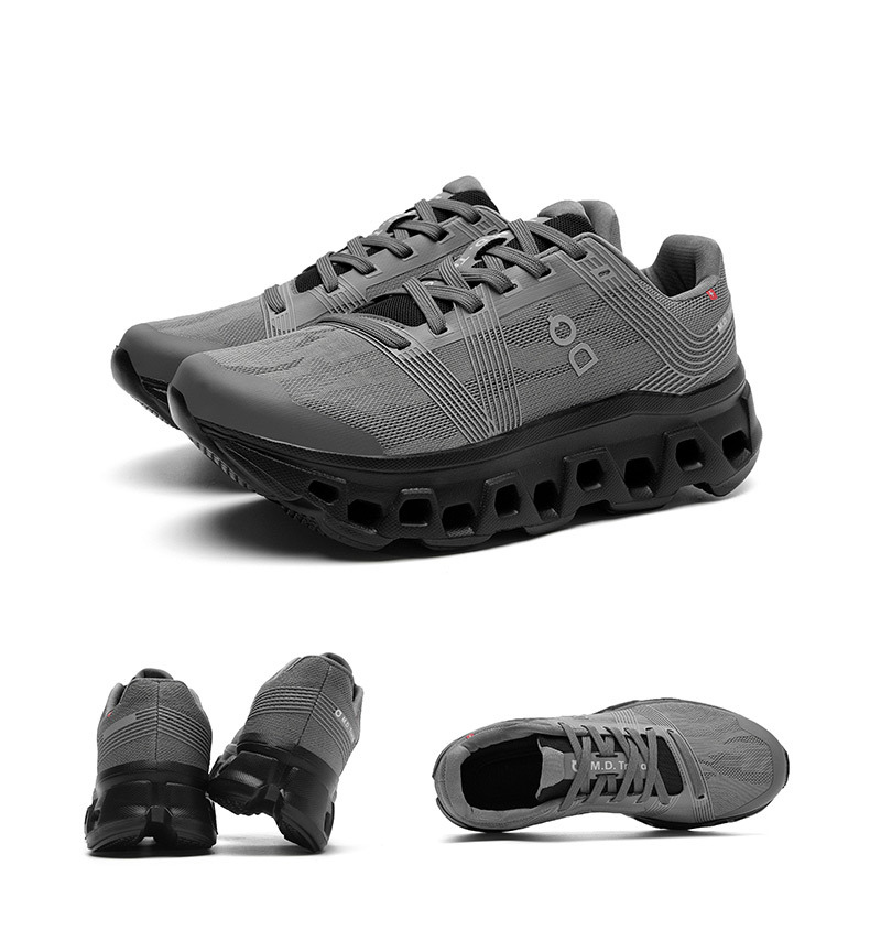 2026 hot mesh breathable sneakers shock-absorbing designer running shoes casual trendy lightweight black white blue sports shoes for men