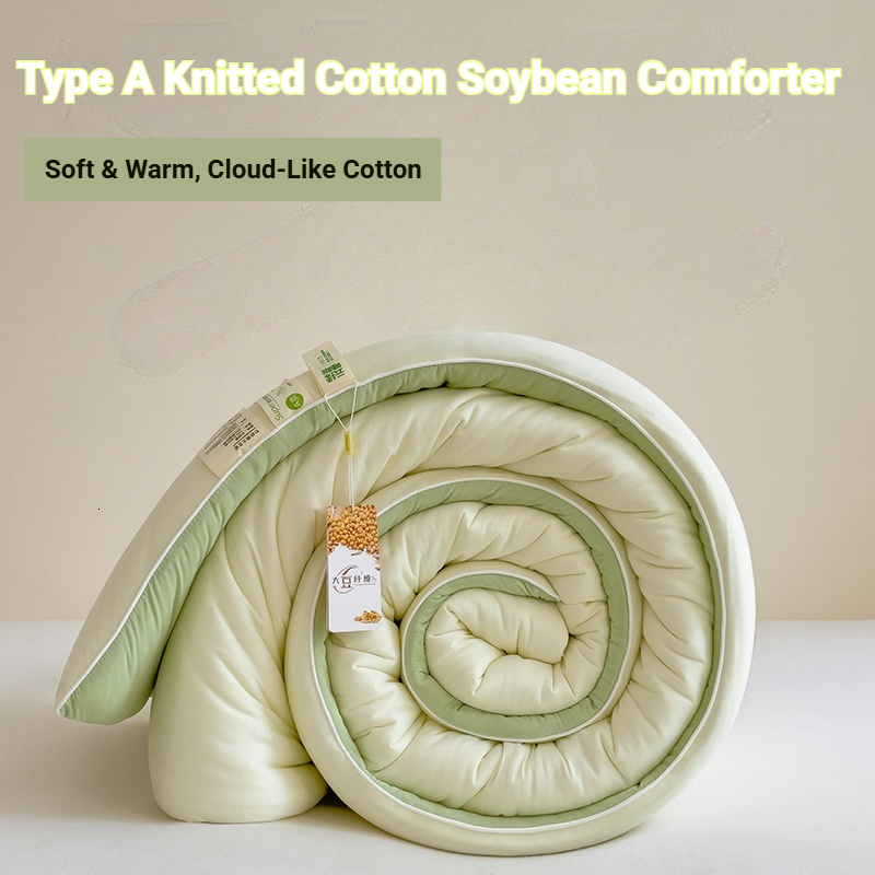 Class A Soybean Fiber Core All-Season Universal Student Dormitory Spring Autumn Warm Winter Single and Double Cotton Quilt