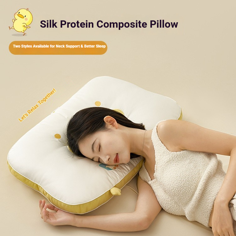 Cartoon Mulberry Silk Home Use Pair Set Children's Neck Protection Sleep Aid Pillow Core Adult Sleeping Special Whole Head