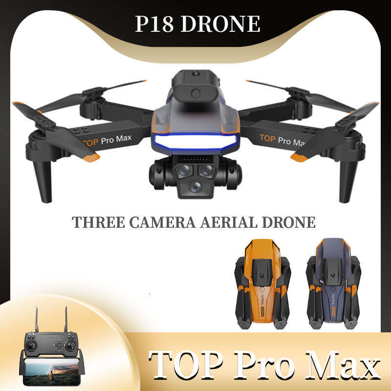New P18 Drone Optical Flow Positioning Brushless Quadcopter HD Aerial Photography Obstacle Avoidance RC Aircraft Toy CKS