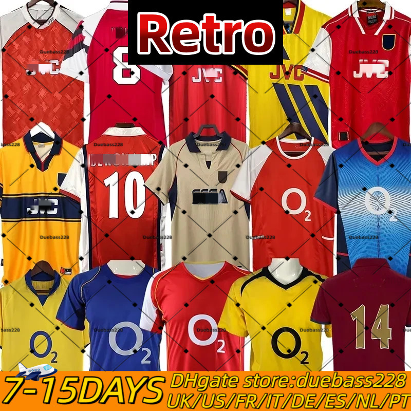 86 87 89 HENRY Retro Arsenally SOCCER JERSEYS 96 97 Galla 90 00 11 HIGHBURY HOME FOOTBALL SHIRT PIRES WRIGHT REYES BERGKAMP ADAMS Persie kids kit