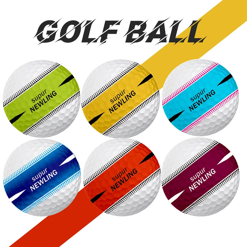 Supur LING Golf Games Ball Super Long Distance Three layer Ball for Professional Competition Game Balls Massaging Ball 250909