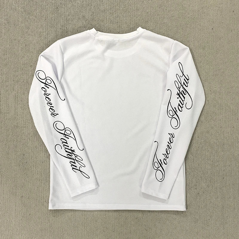 Spring American Retro Y2K Long Sleeve T-Shirt Casual round Neck Lightweight Breathable Top Letter Print Streetwear 260421 - view 6