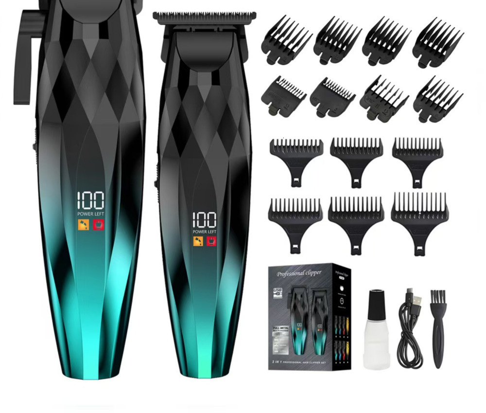 Hair Trimmer Professional Hair Trimmer 9000RPM Hair Clipper Adjustable Barber Haircut Machine Electric Trimmer for Men V-906 250303