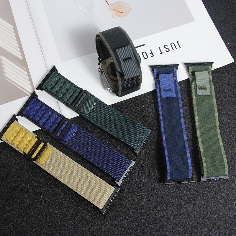 Rugged Nylon Band Compatible with Apple Watch Series 1-11 SE Ultra 1/2, Alpine G-Hook & Trail Loop Sport Strap for iWatch 49mm 45mm 44mm 42mm 41mm 40m