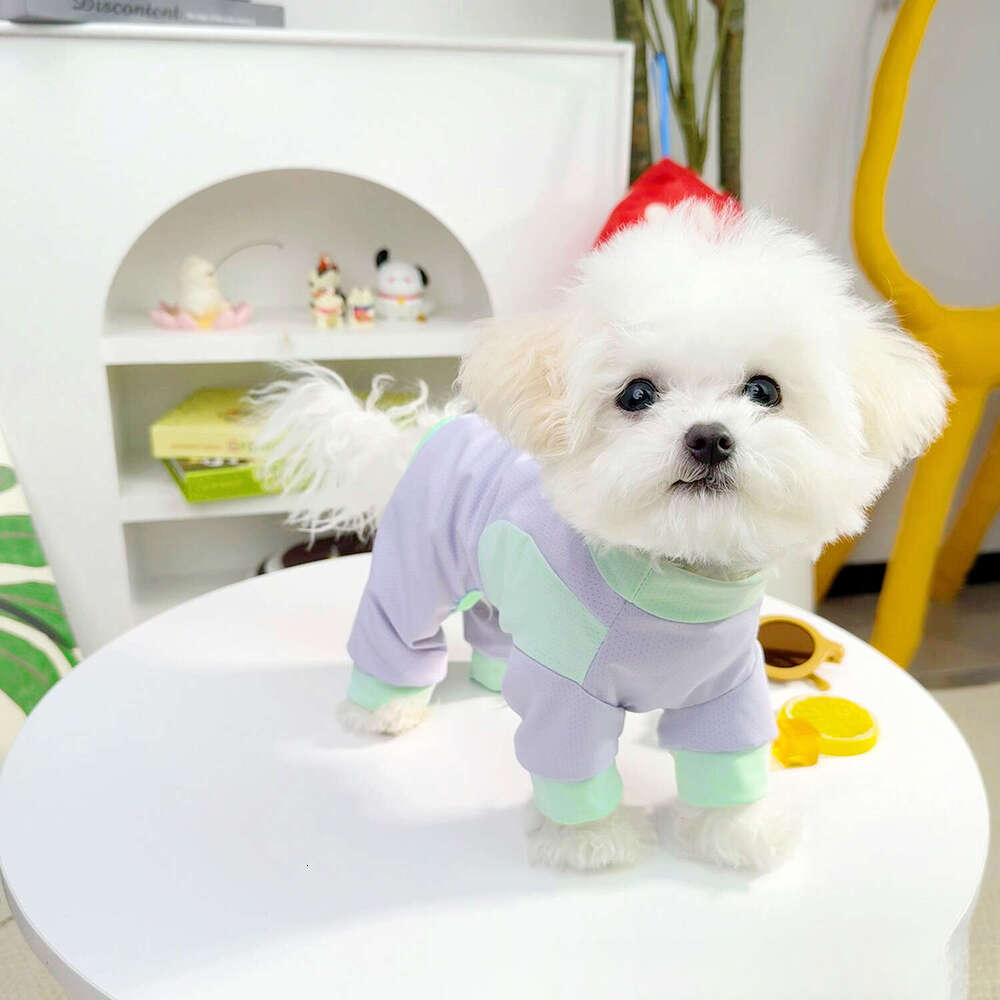 Famous brand Pet Clothing Spring Summer Thin Cute Breathable Sun Protection Comfortable Cat Dog Clothes Ice Silk Mesh pupakaIK