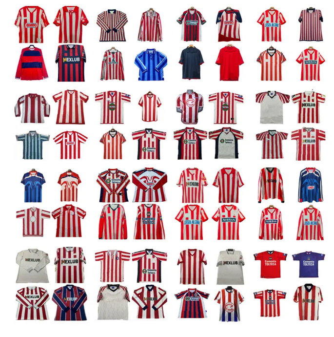 1960 1996 1997 1998 1999 2000 2006 2007 2008 Chivas De Guadalajara Soccer Jerseys COWELL Vintage 86 88 94 95 96 97 98 99 00 01 02 03 06 07 08 09 10 11 12 115 year football shirts