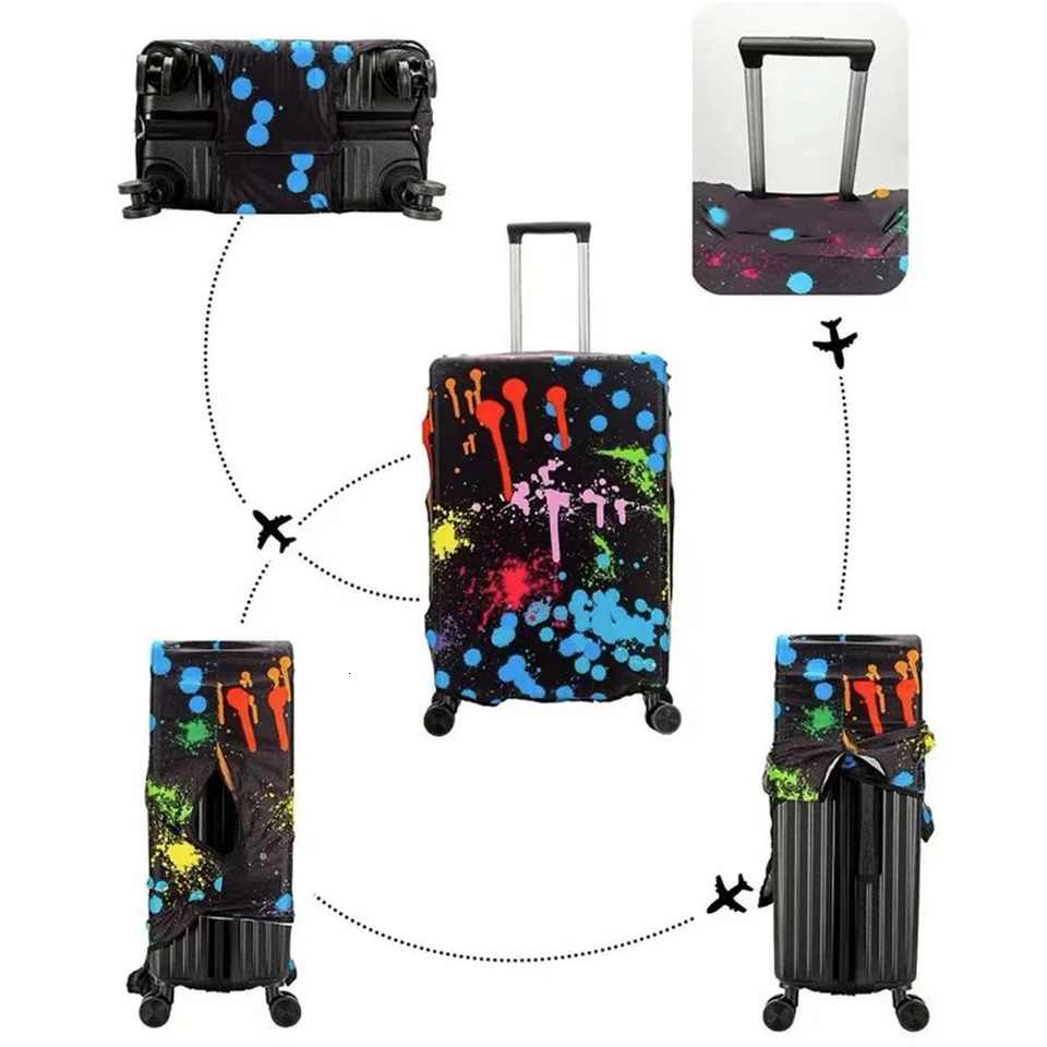 Luggage Cover Suitcase Protector For 1832 Inch Boot Washable Prevent Scratches Travel Accessories 260421