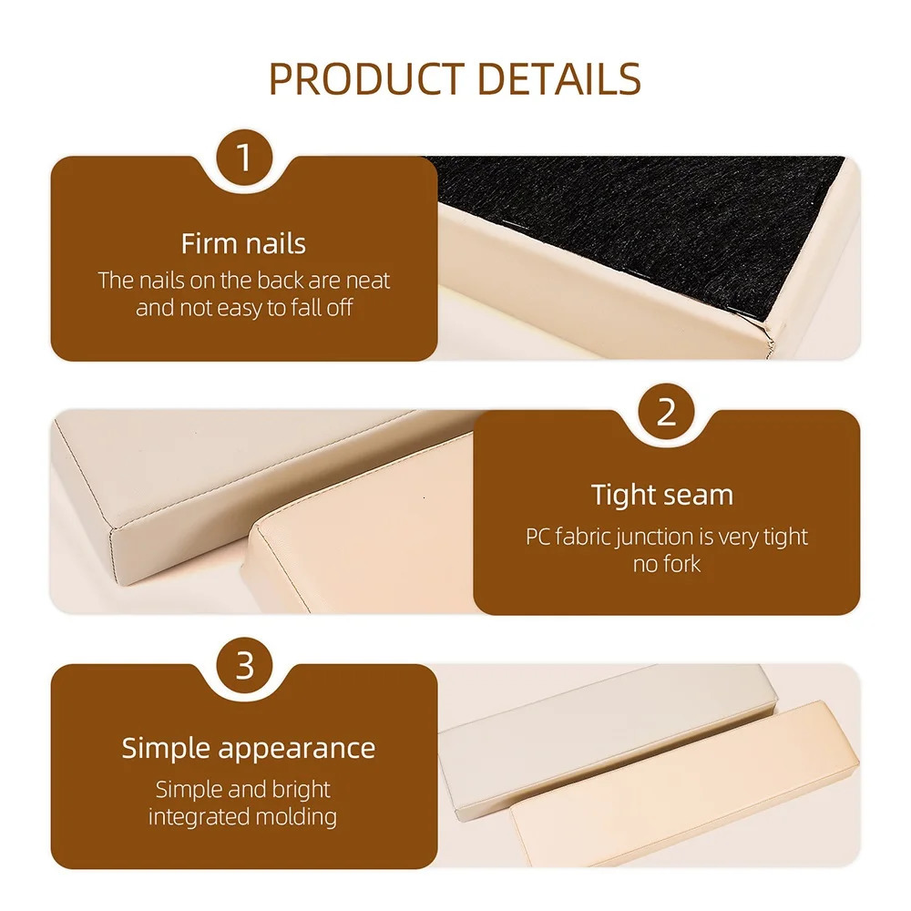 50cm Extended Hand Pillow Cuboid Manicure Hand Rests Holder Wrist Rests Nail Cushion Foot Support Pedicure Stand Footrest Pillow 260421