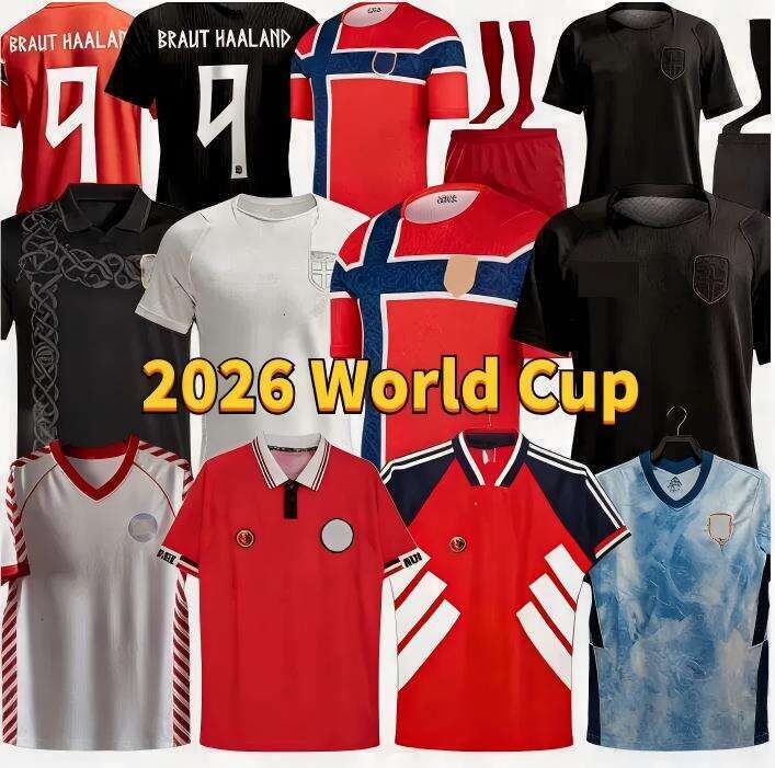 norway jersey 2026 Soccer Jersey noruega Haaland Odegaard STRAND LARSEN sorloth BERG AJER NUSAO STIGARD VETLESEN 1984 1998 20 21 retro Football shirt Men