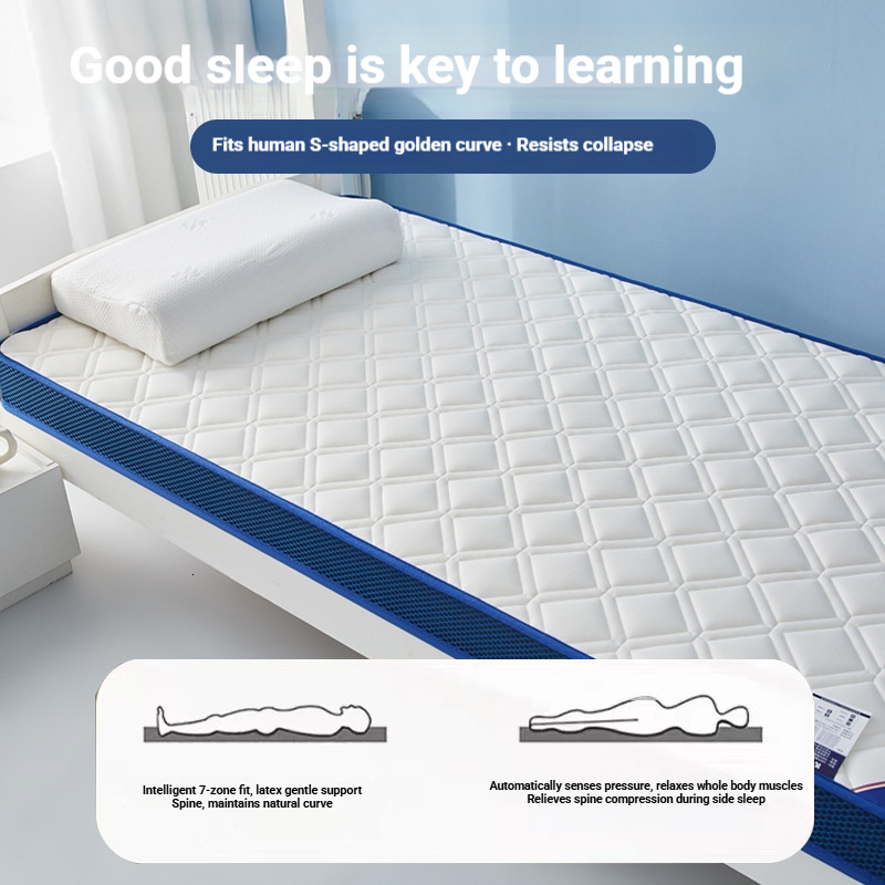 Student dormitory single latex soft 90cm student foam pad for rental 1.5m mattress