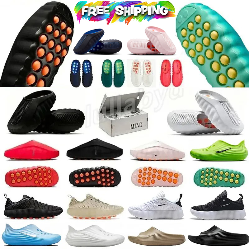 Mind 001 Slides fragment black royal blue lightning Smoke Grey Pearl Pink Geode Teal Sail mind 002 Designer Slipper Rejuven8 Summer Clogs for Men Women sandal