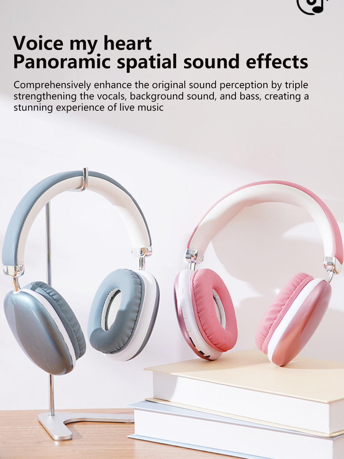 Wireless Over-Ear Bluetooth Headphones,8H Playtime,BT5.3,Hi-Fi Deep Bass, Foldable Comfortable Headset with Mic ,Perfect Gift For Birthday Daily Use