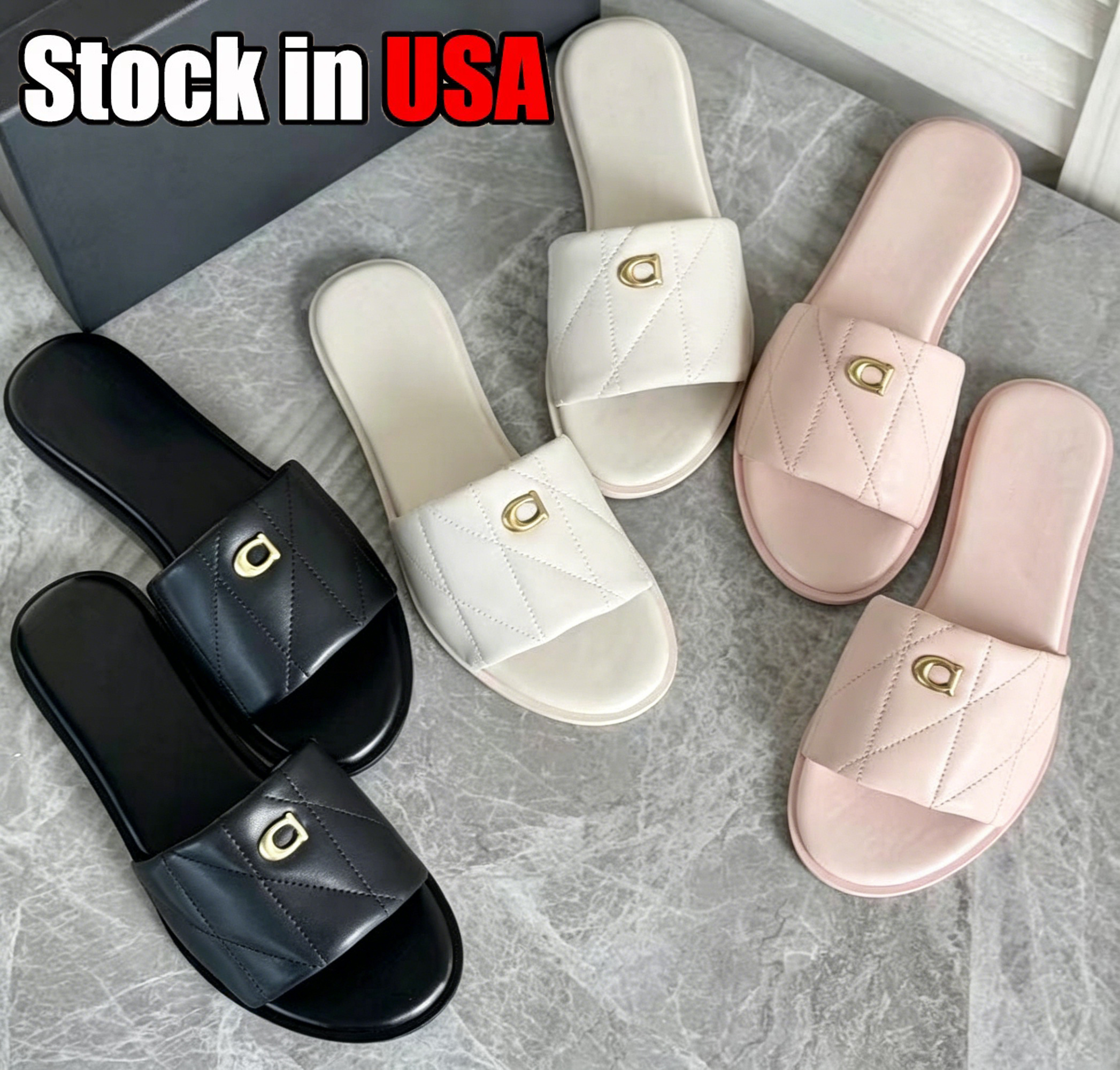 slippers Designer slides Summer Outdoor Women Shoes Famous Designer Female Heels Sandals Fashion Slipper for Lady