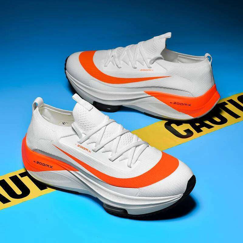 Men Running Outdoor Jogging Cushioning Sneakers Trainer Breathable Race Luxury shoes Couple Non-Slip Mesh Off-road Shoes 26W0423