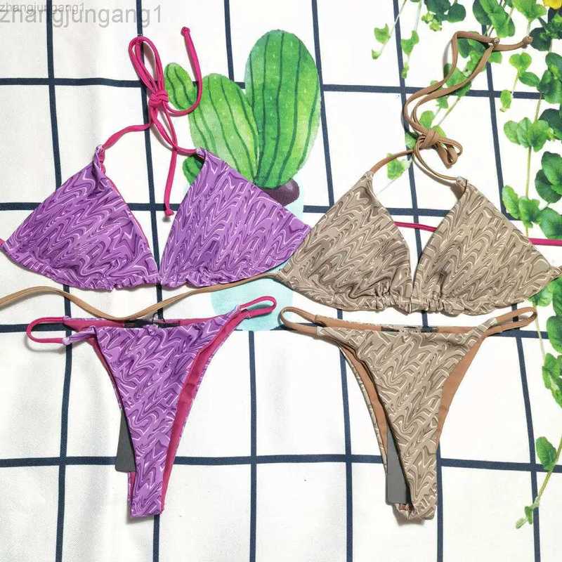 Swimsuit Designer Summer Womens f Letter Printed Bikini Set Sexy Fashion Swimwear