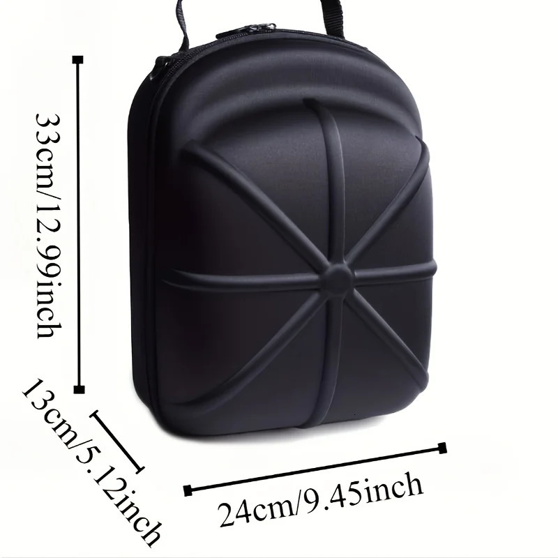 Black Foldable Cowboy Baseball Hat Storage Bag, Baseball Cap Organizer Display Case - view 5