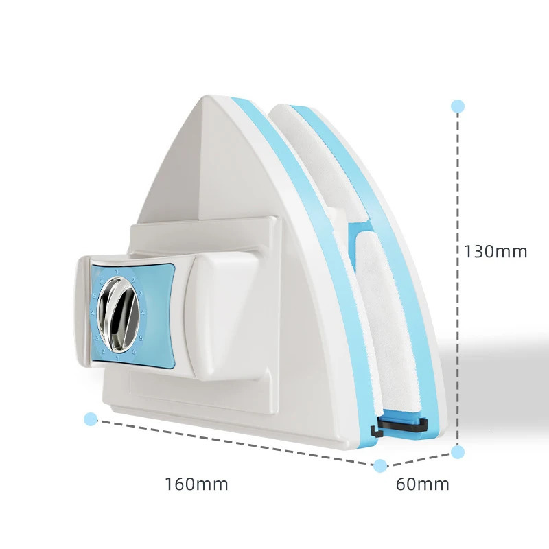 Adjustable Magnetic Double Window Glass Wiper Glider Washing Brush Equipment Cleaning Brush Wiper Tools for High-Rise 260422 - view 7