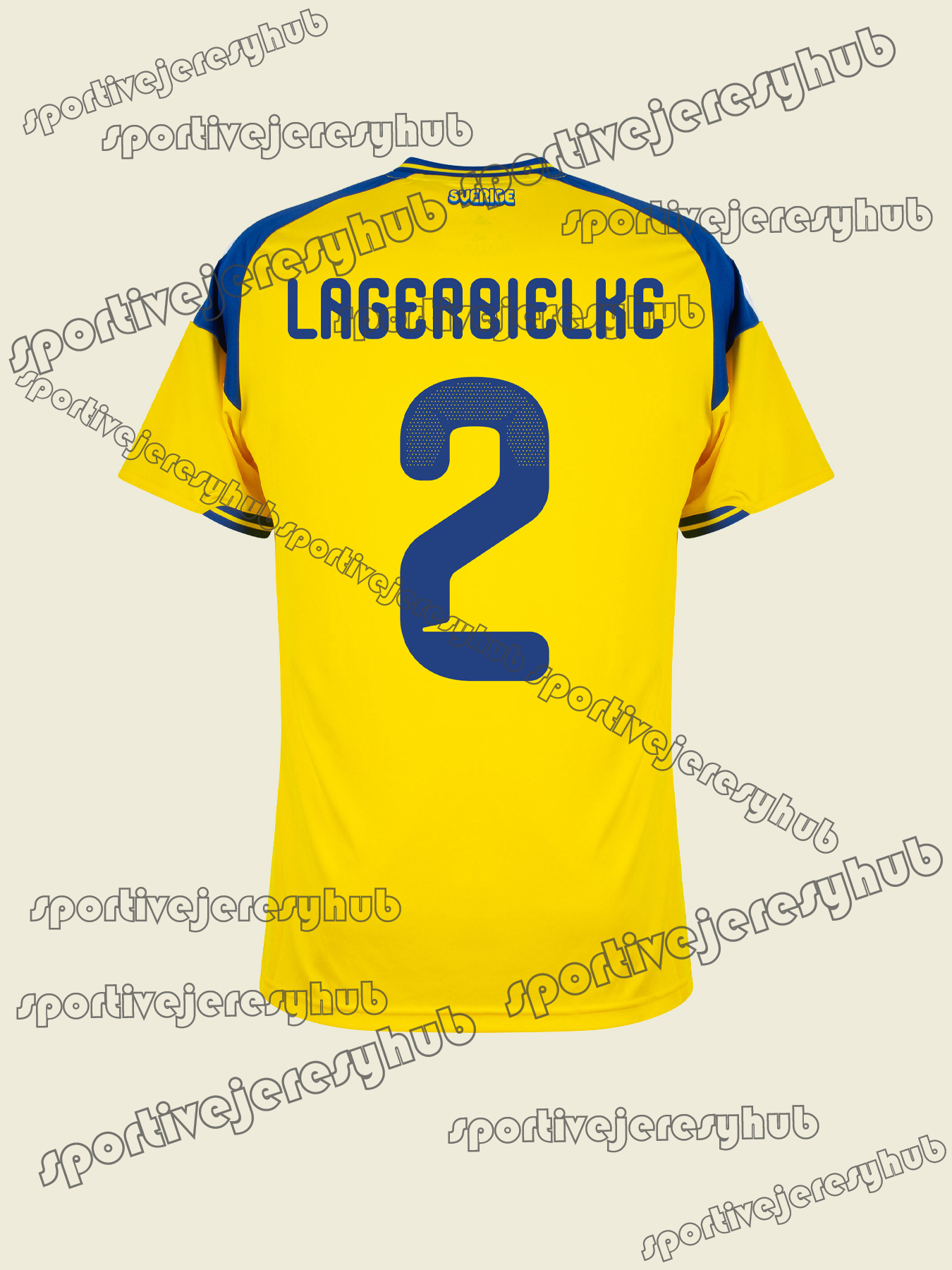 17 Viktor Gyokeres 2026 Sweden Soccer Jeresys Custom Printing Anthony Elanga Nygren Lucas Bergvall Hugo Larsson Ayari Swedberg Zeneli Victor Lindelof 