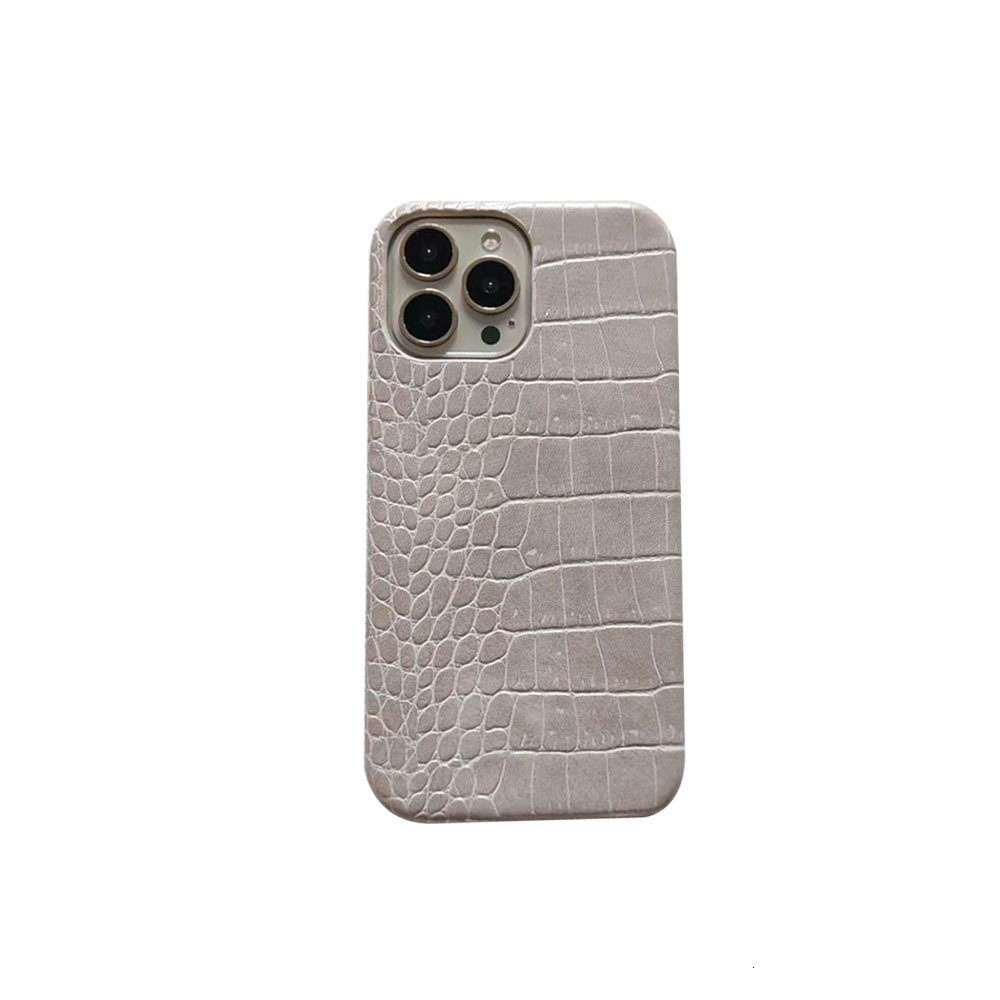 European and American Style Luxury Crocodile Pattern Apple 15/16/17 Phone 16 Internet Celebrity 17 Pro Half Cover XR Hard Case
