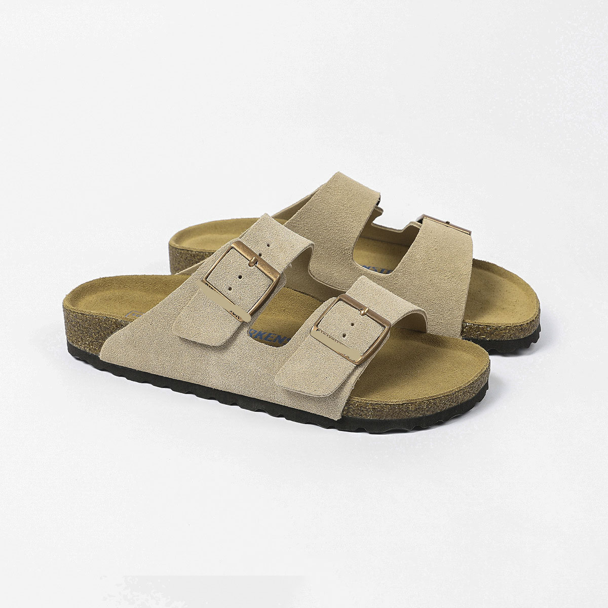 2026 Double-buttoned sandals for outdoor use. Two-piece flip-flops for both men and women. Softwood leather boccino shoes. Pure original leather.Free 