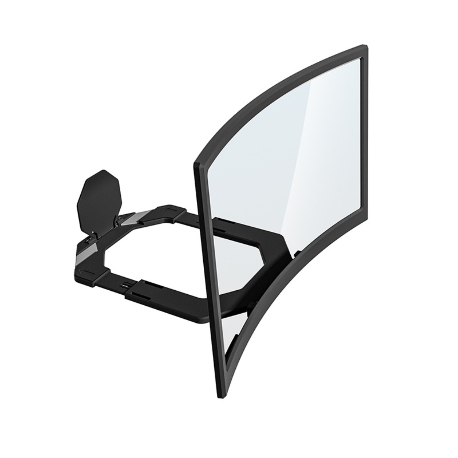 Curved Screen Magnifier for Smartphone, 3D HD Movie Projector with Anti-Blue Light Eye Protection, Foldable Desktop Stand for iPhone/Samsung