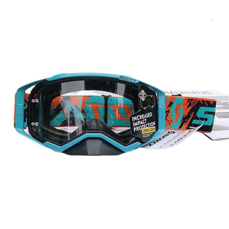 Motocross Goggles with Anti-Fog Lens - Impact Protection Off-Road Riding Goggles, UV400 Windproof MX ATV Dirt Bike Eyewear for Men & Women