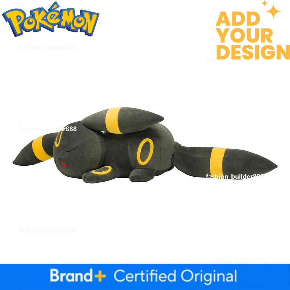 Pokemon original Eeveelution big sleep Umbreon plush toy stuffed toys doll Christmas presents for children