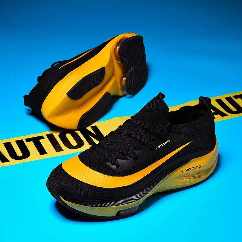 Men Running Outdoor Jogging Cushioning Sneakers Trainer Breathable Race Luxury shoes Couple Non-Slip Mesh Off-road Shoes 26W0423