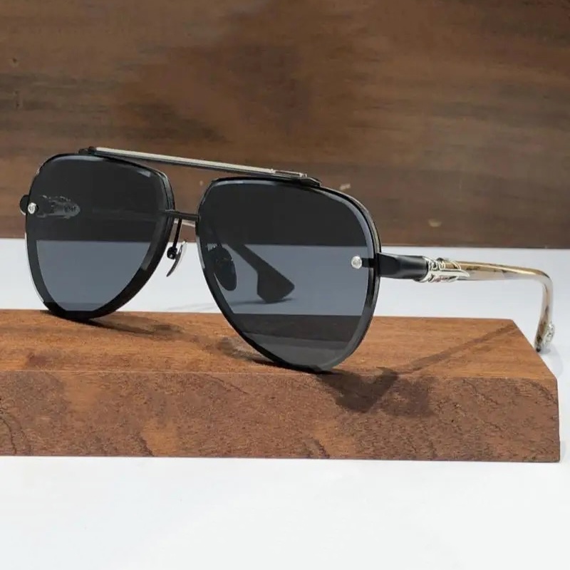 High Quality Brand Sunglasses Pilot Men Women Luxury Designer Trend Personality Fashion Outdoor Camping Sun Glasses UV400 CH8238