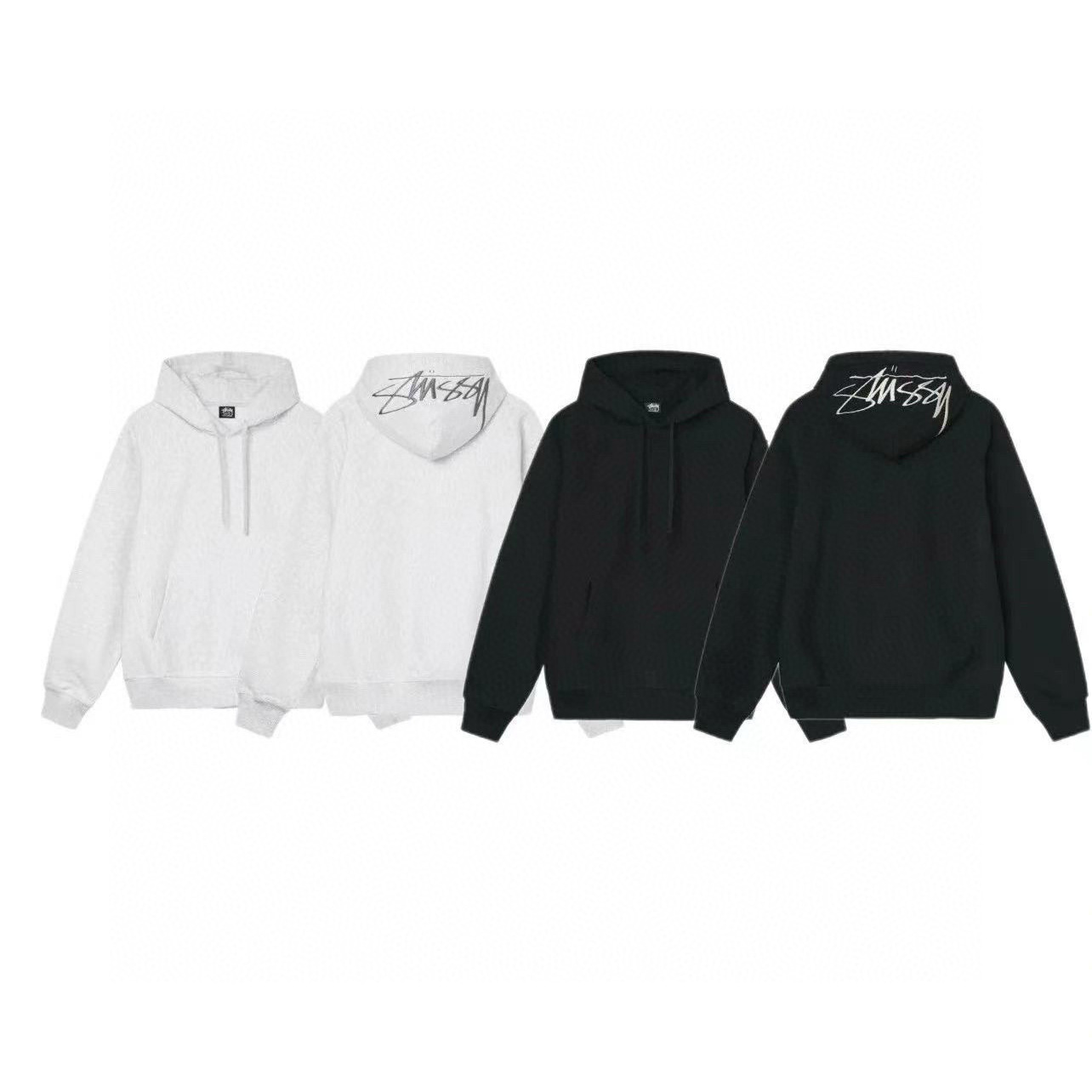 Embroidered hooded sweatshirt thick and loose pullover hoodie for men and women T260423