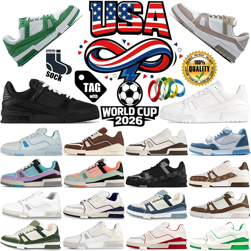 skate shoes designer sneakers luxury men women trainers sneaker runner shoe scarpe Plate-forme chaussure black white blue Cream Running Shoes