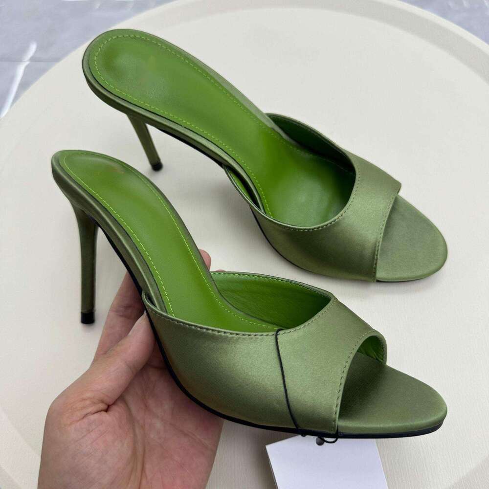 Summer New 2026 Women S Sandals Pointed Toe Open Toe Mules High Heeled Stiletto Shoes For Women