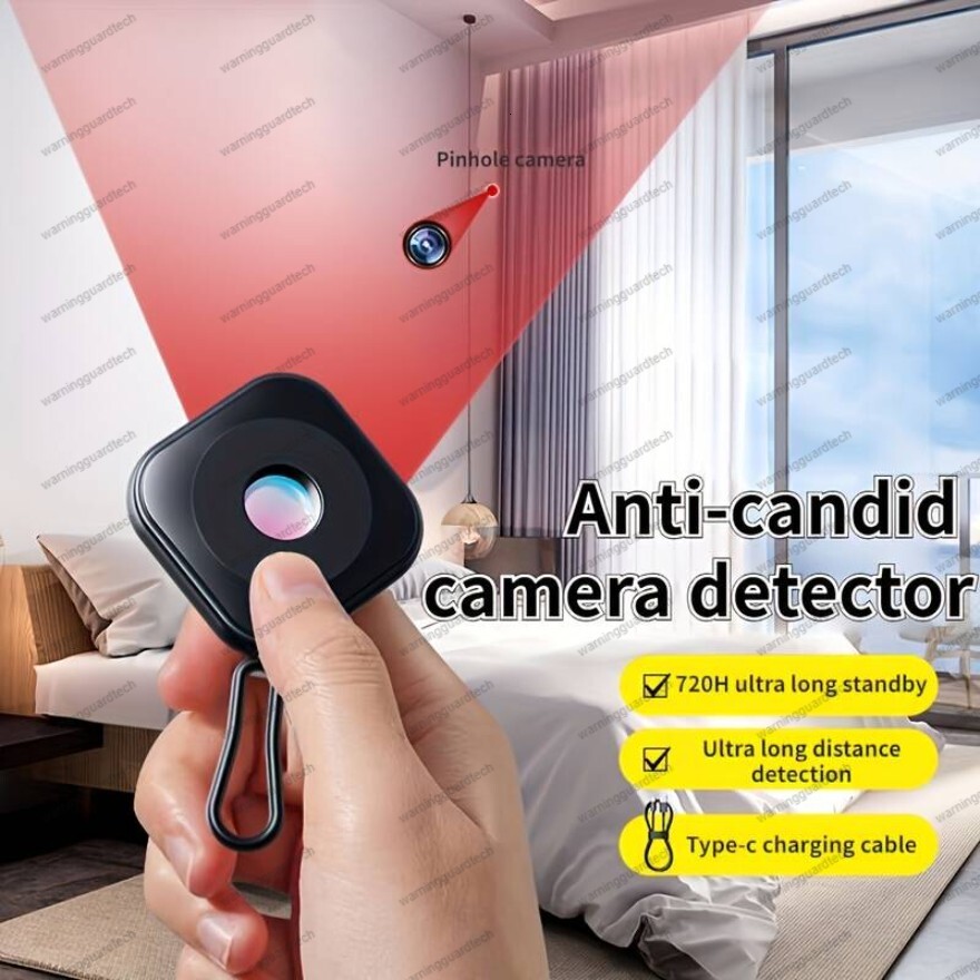 1 all-around suitable for hotel bathrooms bedrooms, signal finder, privacy protection security mini anti-spy detector, anti-peeping hidden camera and audio