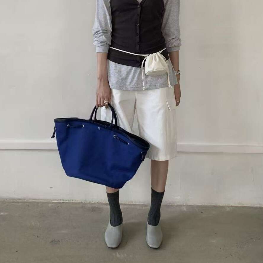 Women Korean Niche Canvas Basket Bag, Vintage Large Capacity Tote, Retro Commuter Crossbody Handbag, Casual Daily Streetwear Shopper Purse SENYY