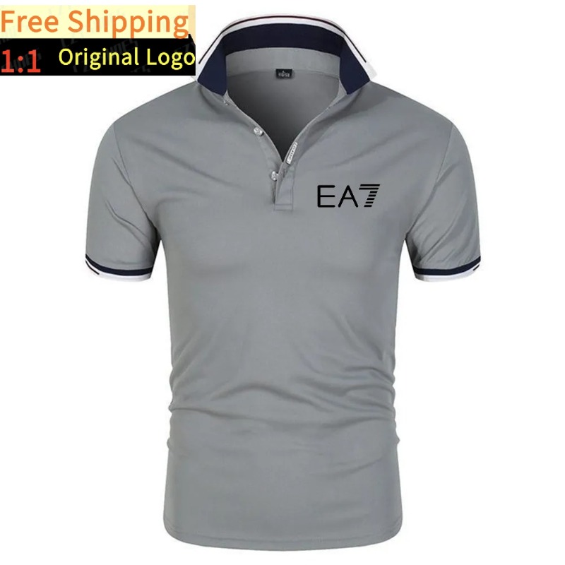 Summer selling short-sleeved men's new Polo shirt business leisure sports senior luxury brand printed high-quality T-shirt world2026cup