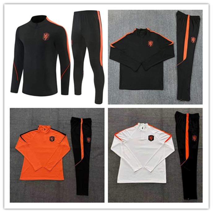 2026 2027 Netherlands BERGKAMP Football tracksuits soccer tracksuit Training Suit MEN Kids kit 2026 Holland Sportswear Survatment Chandal
