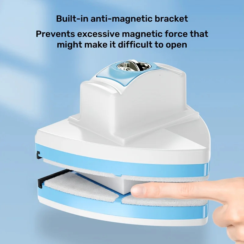 Adjustable Magnetic Double Window Glass Wiper Glider Washing Brush Equipment Cleaning Brush Wiper Tools for High-Rise 260422 - view 5