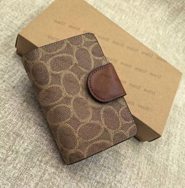 2026 Designer Leather Fashion Mens Womens Purses High Quality Short Wallet For Men Credit Card Wallets