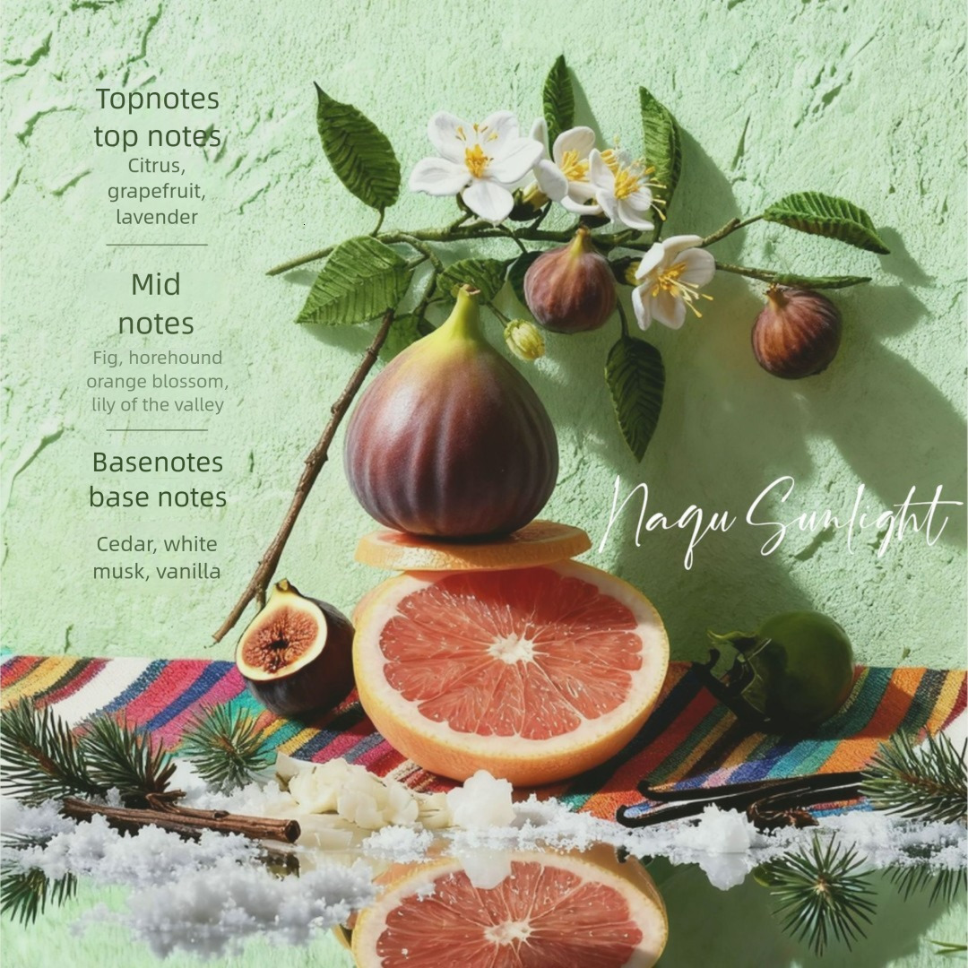 WARMKISS Naqu Sunshine Women's Perfume, Long-Lasting Fresh Fig Scent, Niche Light Fragrance for Women