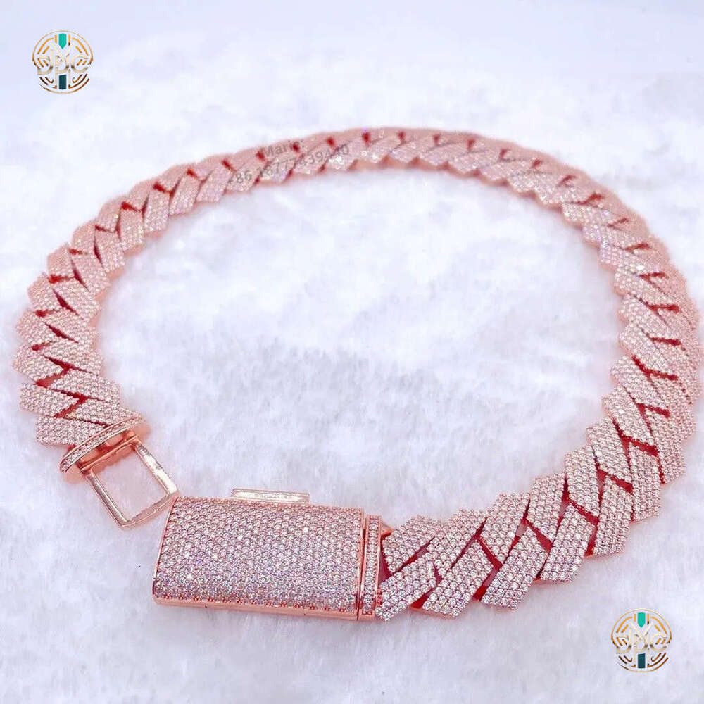 necklaces designer jewelry necklace cuban link Horizon Iced Out Pass Diamond Tester vvs Moissanite Jewelry Necklace chains for men moissanite chain gi