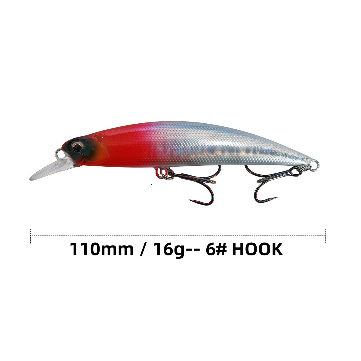 Spearhead-style 110S sinking minnow 16g fishing lure for sea bass minnow imitation lure 231023
