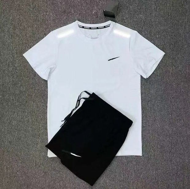 new mens tracksuits tech set designer tracksuit shirts shorts two-piece mens fitness suit print quick drying t-shirt jogg Asian size tracksuit M-3XL A1