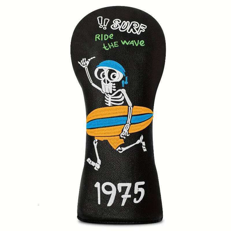 Surfing Skull Club Fashionable Cover, Golf Fairway Wood Cover - Driver/Fairway/ 26Y0423