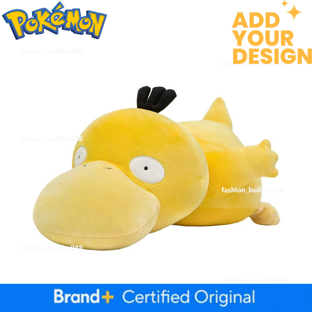 Big Size Pikachu Plushies Psyduck Stuffed Anime Pokemon Yellow Duck Sleeping Plush Toy Throw Pillow Girl Xmas Gifts
